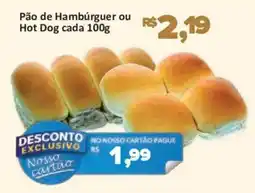 Supermercados Savegnago Pão de hambúrguer ou hot dog oferta