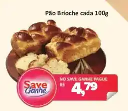 Supermercados Savegnago Pão Brioche oferta