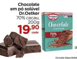 Carrefour Chocolate em pó solúvel Dr.Oetker oferta