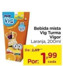 Carrefour Bebida mista Vig Turma Vigor Laranja oferta