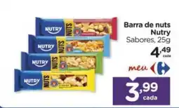 Carrefour Barra de nuts Nutry Sabores oferta