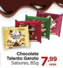 Carrefour Chocolate talento garoto sabores oferta