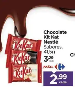 Carrefour Chocolate kit kat nestlé sabores oferta