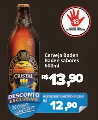 Supermercados Savegnago Cerveja Baden Baden sabores oferta