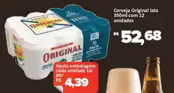 Supermercados Savegnago Cerveja original oferta