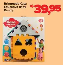 Supermercados Savegnago Brinquedo Casa Educativa Baby Kendy oferta