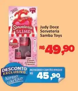 Supermercados Savegnago Judy Doce Sorvetaria Samba Toys oferta