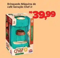 Supermercados Savegnago Brinquedo Máquina de café Geração Chef Jr oferta