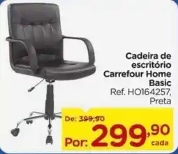 Carrefour Cadeira de escritório Carrefour Home Basic oferta