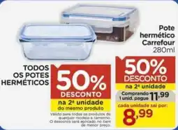 Carrefour Pote hermético carrefour oferta