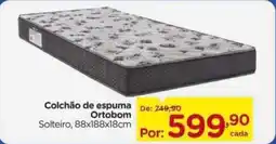 Carrefour Colchão de espuma ortobom oferta