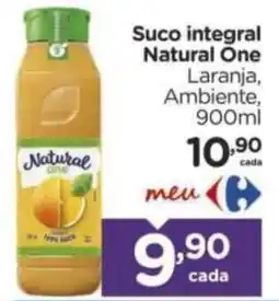Carrefour Suco integral Natural One oferta