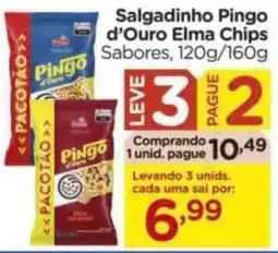 Carrefour Salgadinho Pingo d'Ouro Elma Chips oferta