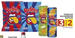 Carrefour Todos os salgadinhos ruffles oferta