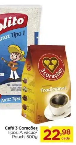 Carrefour Café 3 Corações oferta