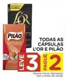 Carrefour Todas as cápsulas l'or e pilão oferta