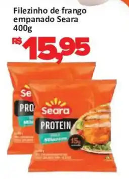 Supermercados Savegnago Filezinho de frango empanado seara oferta