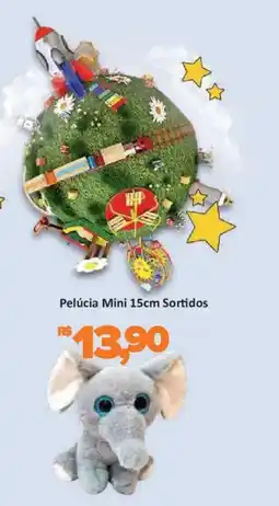 Supermercados Savegnago Pelúcia Mini 15cm Sortidos oferta