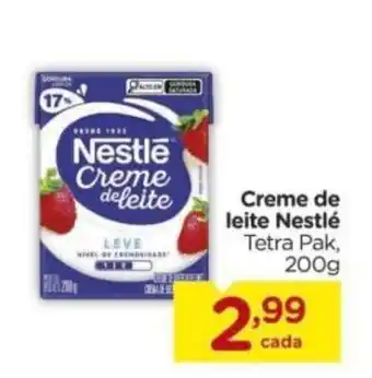 Carrefour Creme de leite Nestlé oferta