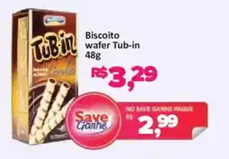Supermercados Savegnago Biscoito wafer tub-in oferta