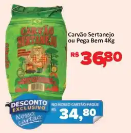 Supermercados Savegnago Carvão Sertanejo ou Pega Bem oferta