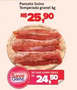 Supermercados Savegnago Panceta Suína Temperada oferta