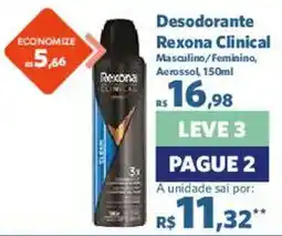 Sam's Club Desodorante rexona clinical oferta