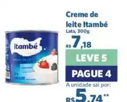 Sam's Club Creme de leite Itambé oferta