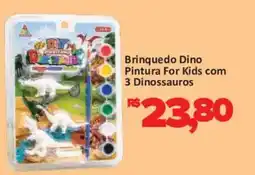 Supermercados Savegnago Brinquedo Dino Pintura For Kids com 3 Dinossauros oferta