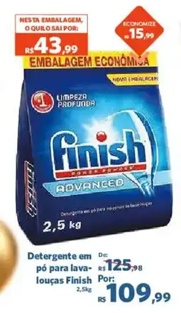 Sam's Club Detergente em pó para lava-louças Finish oferta