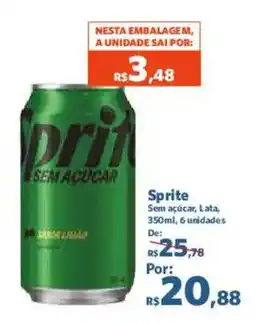 Sam's Club Sprite sem açúcar oferta