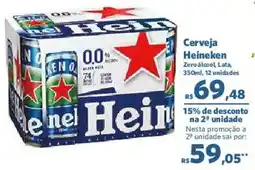Sam's Club Cerveja Heineken Zero Alcool Lata oferta