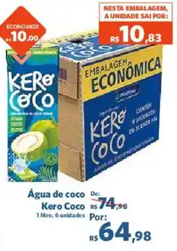 Sam's Club Água de coco kero coco oferta