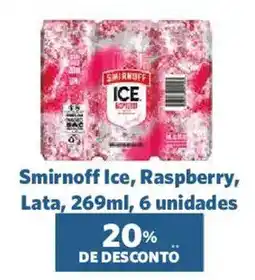 Sam's Club Smirnoff ice, raspberry oferta