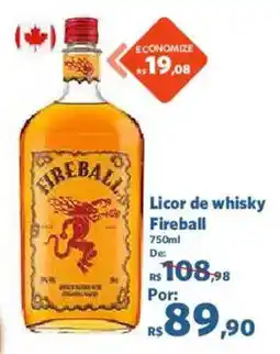 Sam's Club Licor de whisky fireball oferta
