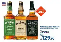 Sam's Club Whiskey jack daniel's tradicional/honey/apple oferta