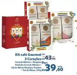 Sam's Club Kit café Gourmet 3 Corações oferta