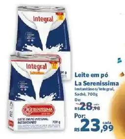 Sam's Club Leite em pó La Serenissima oferta