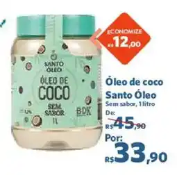 Sam's Club Óleo de coco Santo Óleo oferta