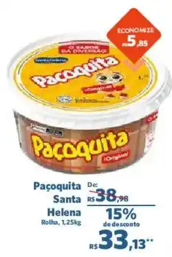 Sam's Club Pacoquita santa helena oferta
