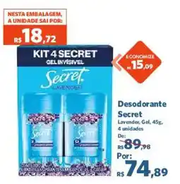 Sam's Club Desodorante Secret oferta