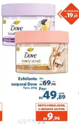 Sam's Club Esfoliante corporal dove oferta