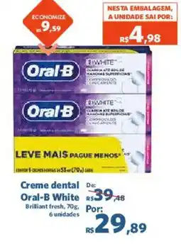Sam's Club Creme dental Oral-B White oferta