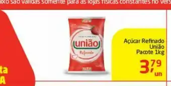 Tenda Atacado Açúcar refinado união pacote 1 kg oferta
