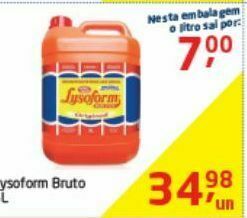 Tenda Atacado Lysoform bruto oferta
