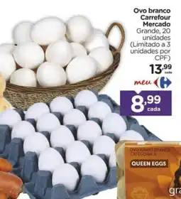 Carrefour Ovo branco carrefour mercado oferta