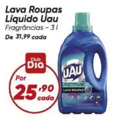 Dia Uau - lava roupas líquido oferta