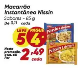 Dia Nissin - macarrão instantâneo oferta