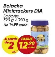 Dia Dia - bolacha minicrackers oferta