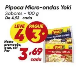 Dia Yoki - pipoca micro-ondas oferta